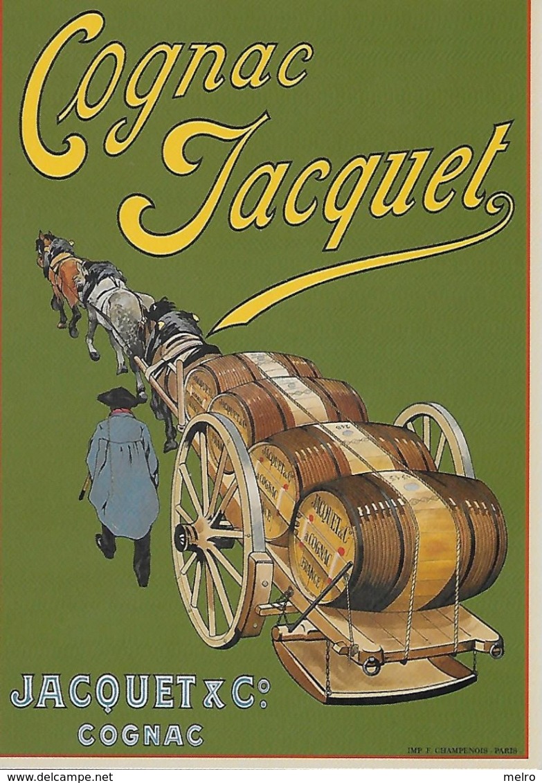 CP - Publicité - Cognac Jacquet -(Jacquet Et Cie à Cognac -Charente). - Pubblicitari