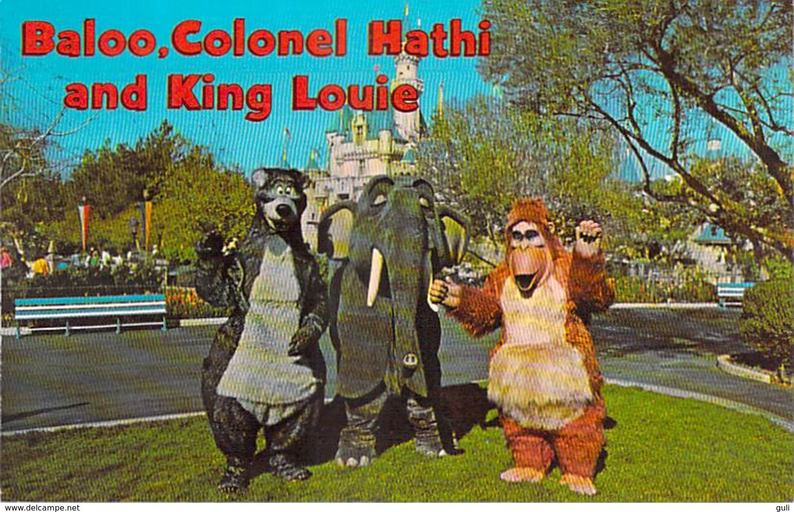 Thème DISNEYLAND  BALOO, Colonel Hathi  And King Louie   (DISNEY Ours Bear)stamp Timbre  UNIETD STATES*PRIX FIXE - Disneyland