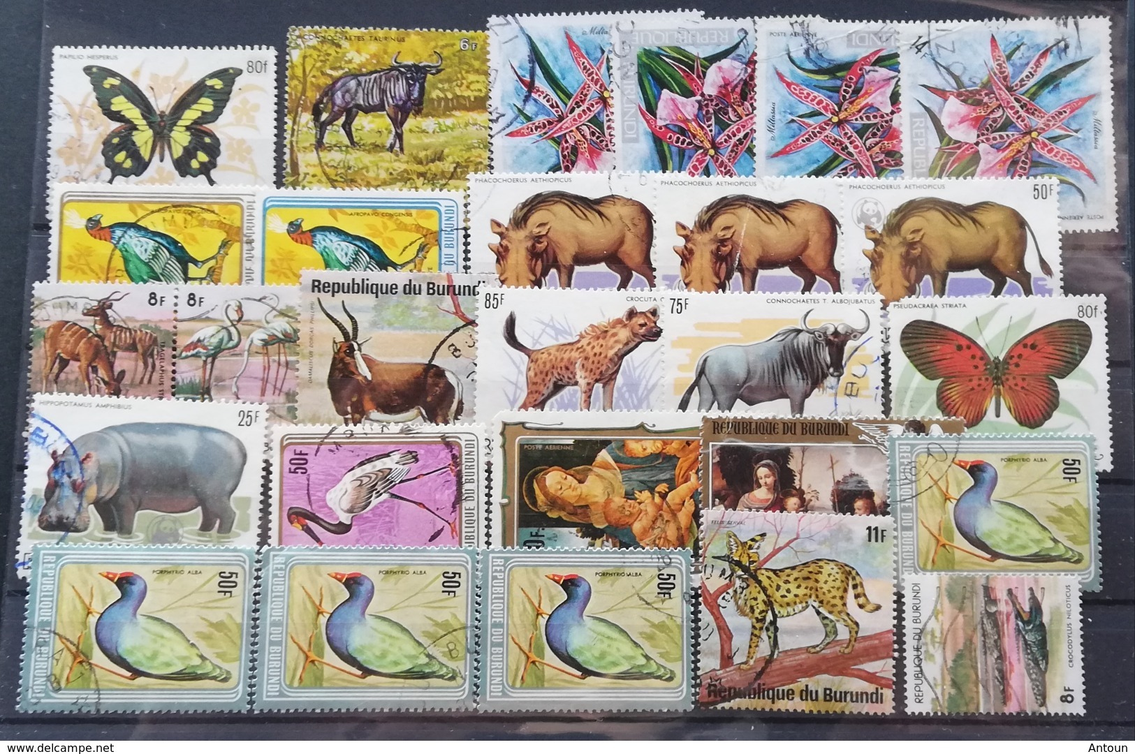 Burundi MIXED LOT USED POSTAGE FEE EXTRA - Used Stamps