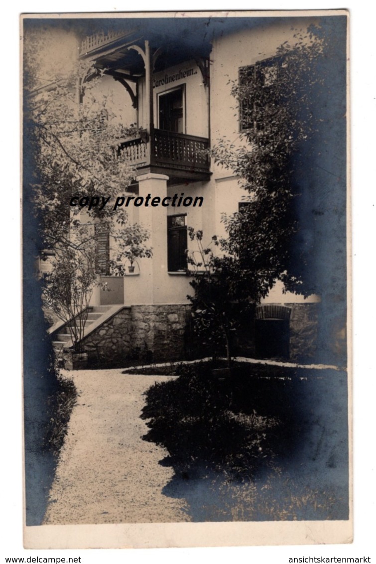 Carolinenheim, Teilansicht Eines Hauses, Foto Postkarte Vom Atelier Petrykiewicz Villach In Kärnten, Österreich - Zu Identifizieren