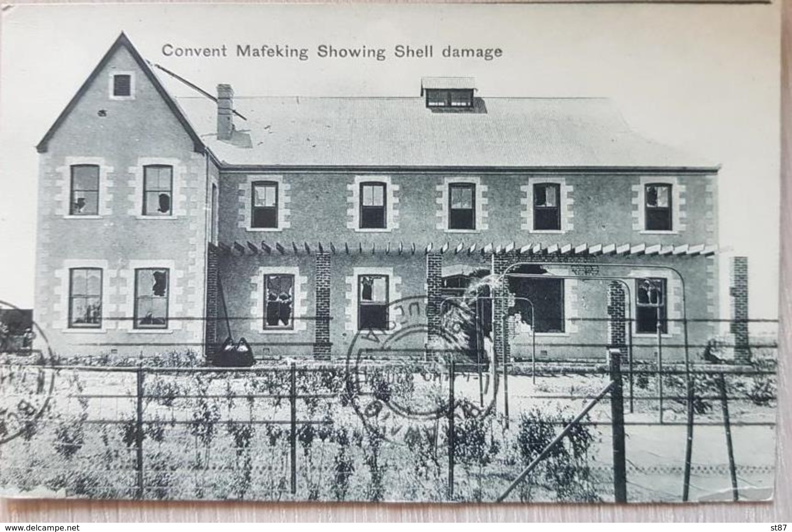 South Africa 1912 Convent Mafeking Showing Shell Damage - Südafrika