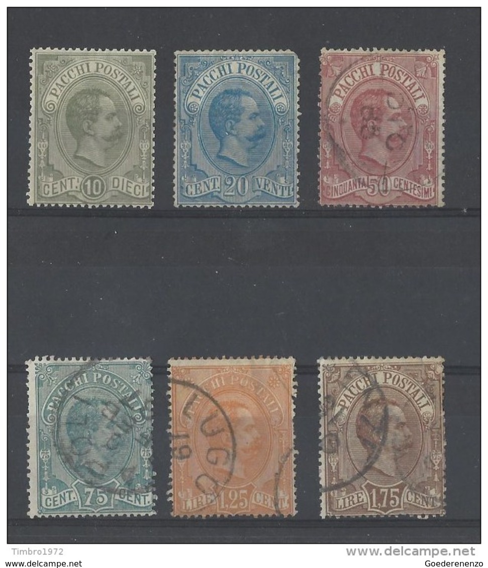 Nr 1-6 Deels Gestempeld Als Ongebruikt * - Paketmarken