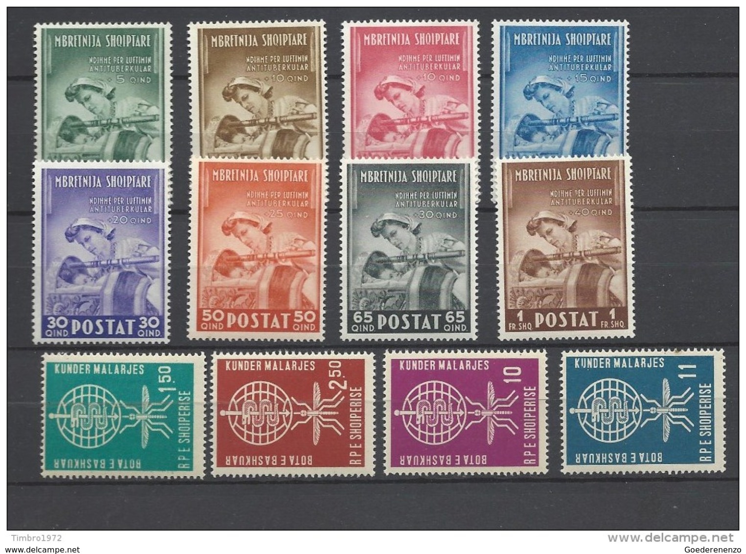 Lot Van 5 Complete Reeksen *  Nrs 38-42 / 144-50 / 151-58 / 281-88 / 569-72 - Albanie