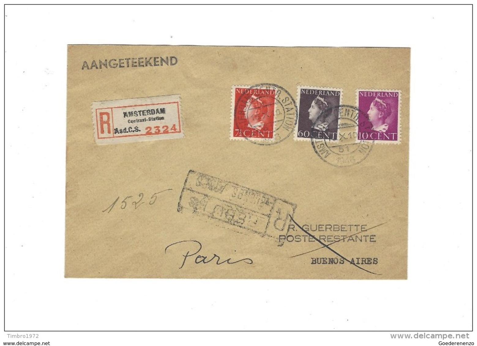 Omslag Van Amsterdam Naar Parijs - Covers & Documents