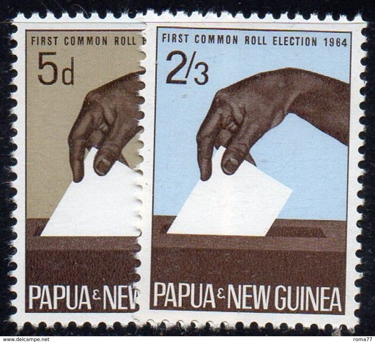 T1455 - PAPUA NUOVA GUINEA 1964 , Serie Yvert N. 56/57  ***  MNH  (2380A) - Papua Nuova Guinea