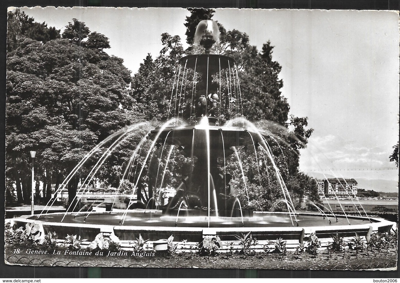 Genève La Fontaine Du Jardin Anglais - Genève