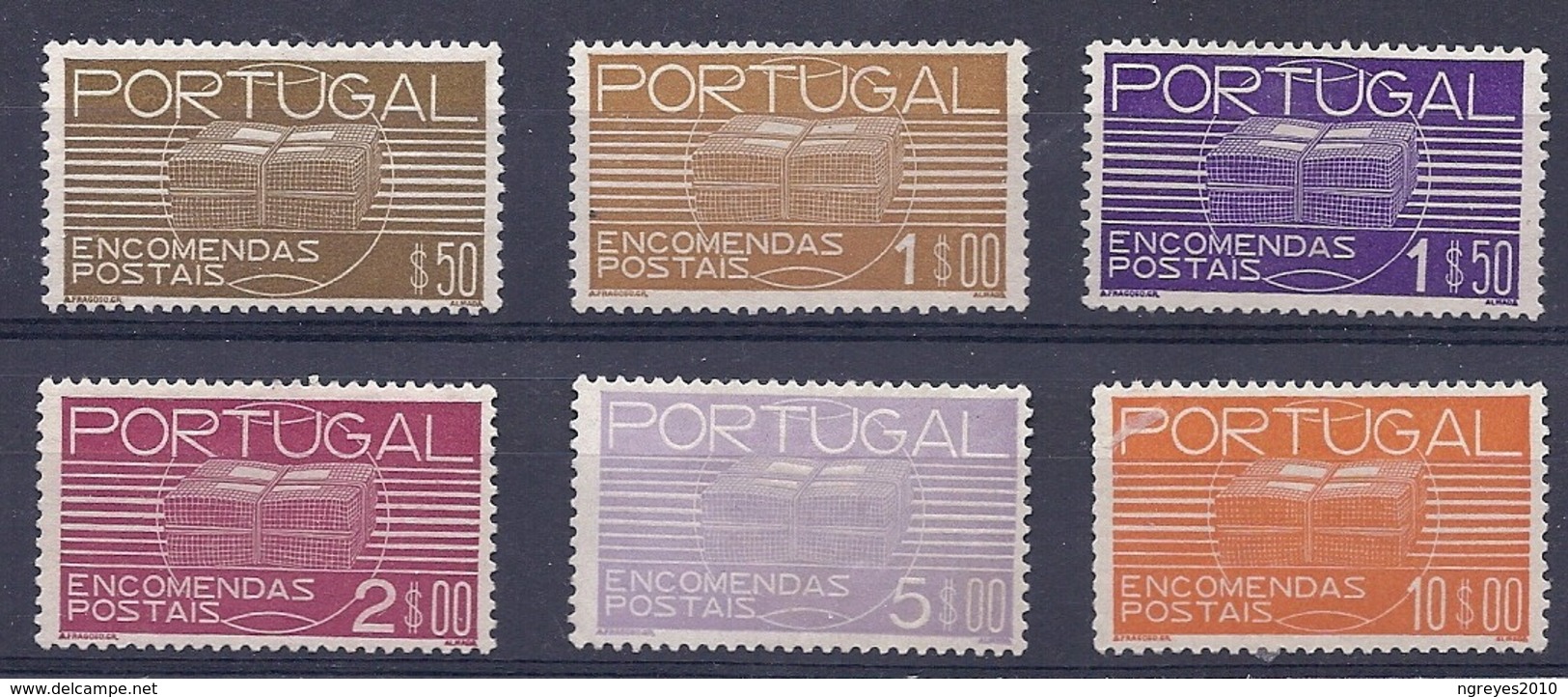 190032224  PORTUGAL  YVERT   TPCP  Nº  18/21+24/5  */MH  (NO GUM) - Nuevos