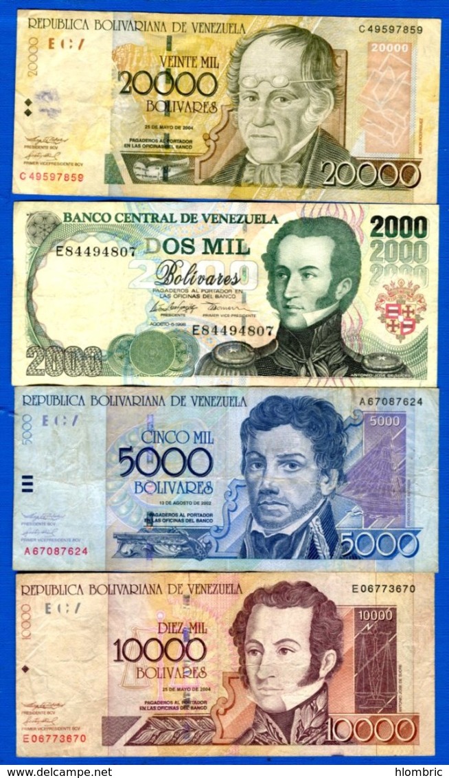 Venezuela  9  Billets - Venezuela