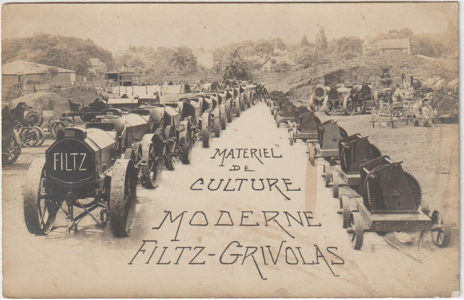 CPA  MATERIEL DE CULTURE MODERNE FILTZ - GRIVOLAS - Trattori