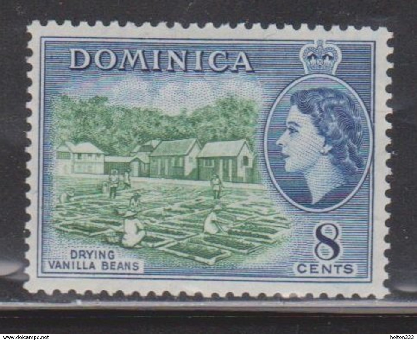 DOMINICA Scott # 149 MH - QEII & Drying Vanilla Beans - Dominica (...-1978)