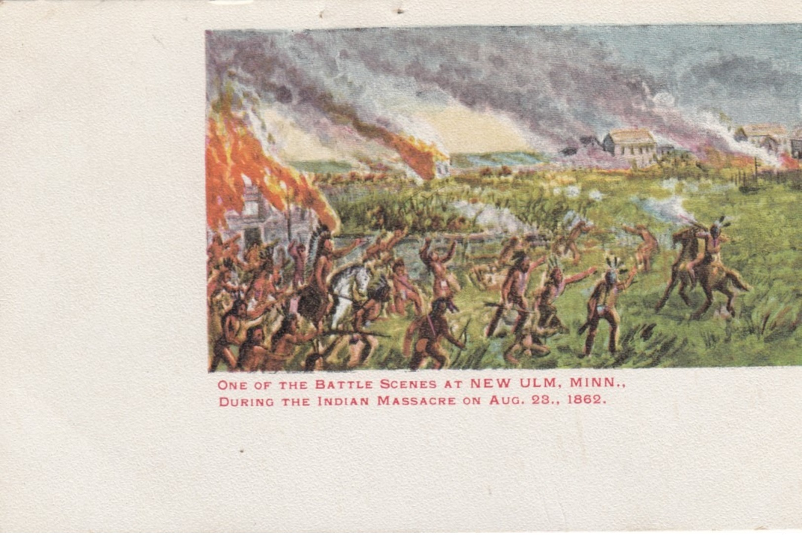 NEW ULM , Minnesota , 00-10s ; Indian Massacre Of 1862 - Indiens D'Amérique Du Nord