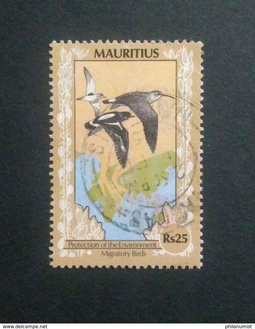 MAURITIUS BIRDS Rs.25 HIGH VALUE USED !! - Asia (Other)