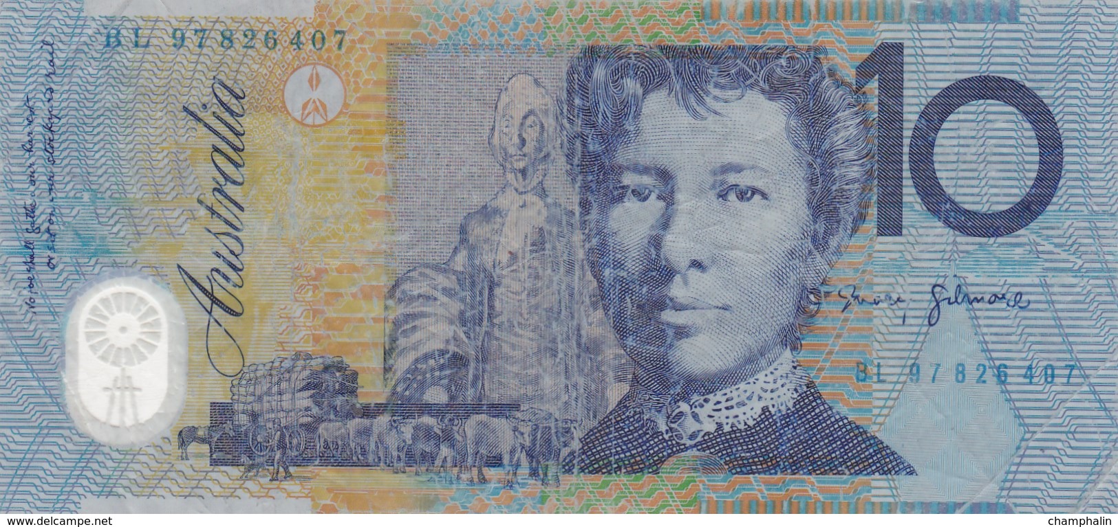 Australie - Billet De 10 Dollars - Paterson & Gilmore - Non Daté (1996-98) - Polymère - P52b - 1992-2001 (Polymer)