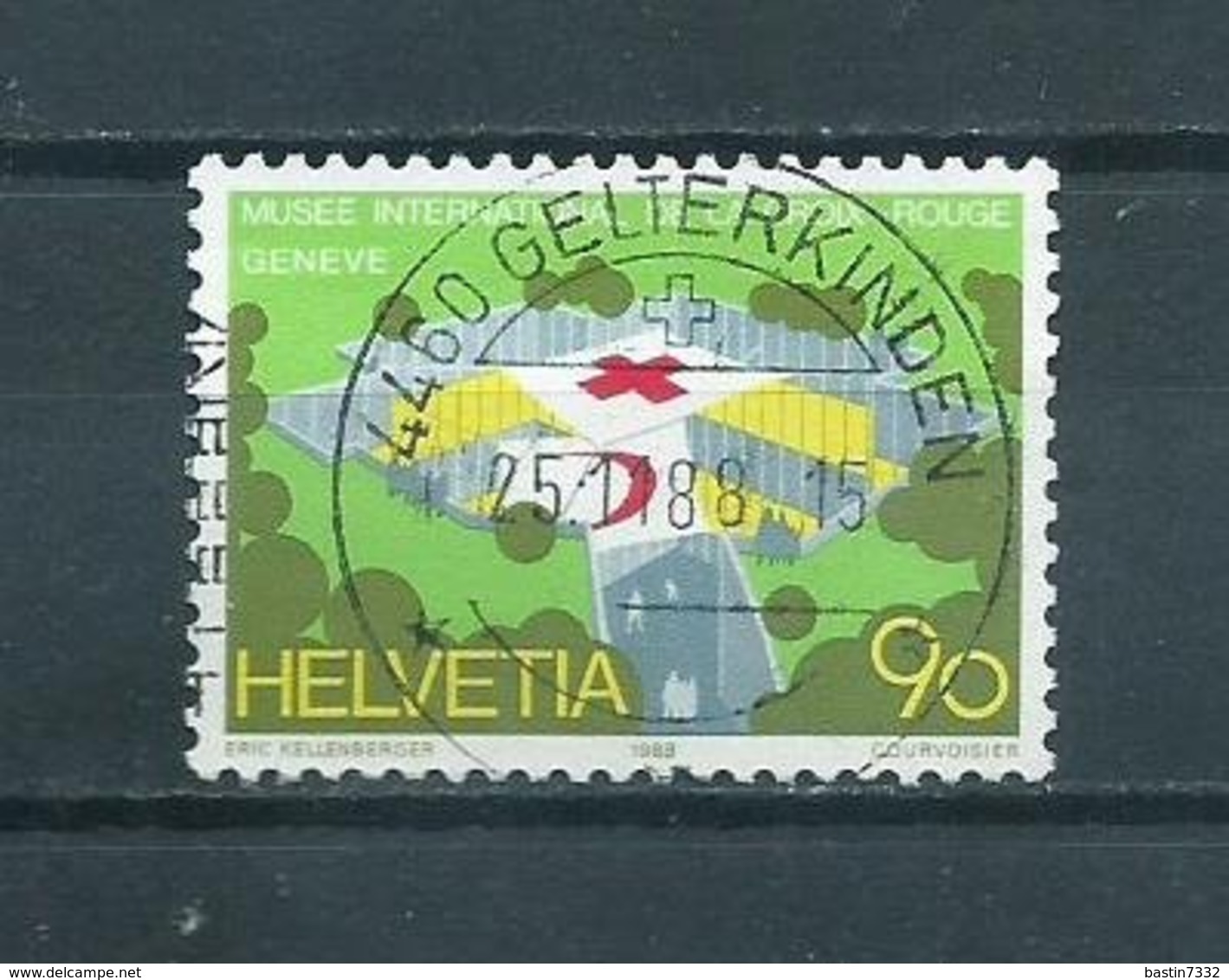1988 Switzerland 4460 GELTERKINDEN Used/gebruikt/oblitere - Usati