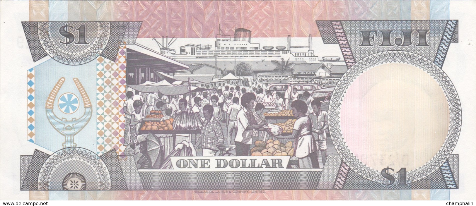 Iles Fidji - Billet De 1 Dollar - Elizabeth II - Non Daté (1991) - P89a - Neuf - Fiji