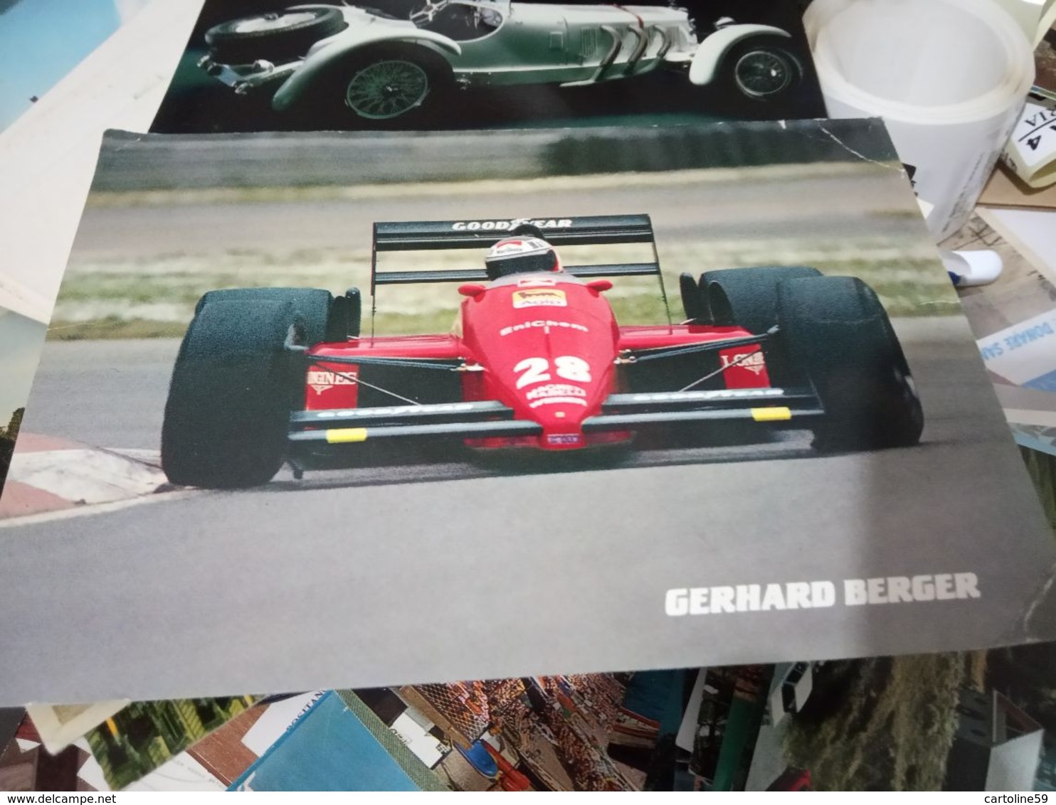 FERARI  AUTO CAR  CORSE  F1  88C  GERHARD BERGER N°28 N1995 HF1264 - Grand Prix / F1