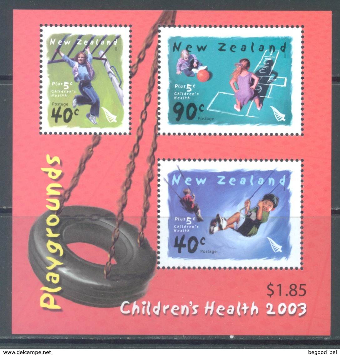 NEW ZEALAND - MNH/**  - 2003 - CHILDREN'S HEALTH PLAYGROUNDS - Yv BLOC 174 -  Lot 20692 - Blocs-feuillets