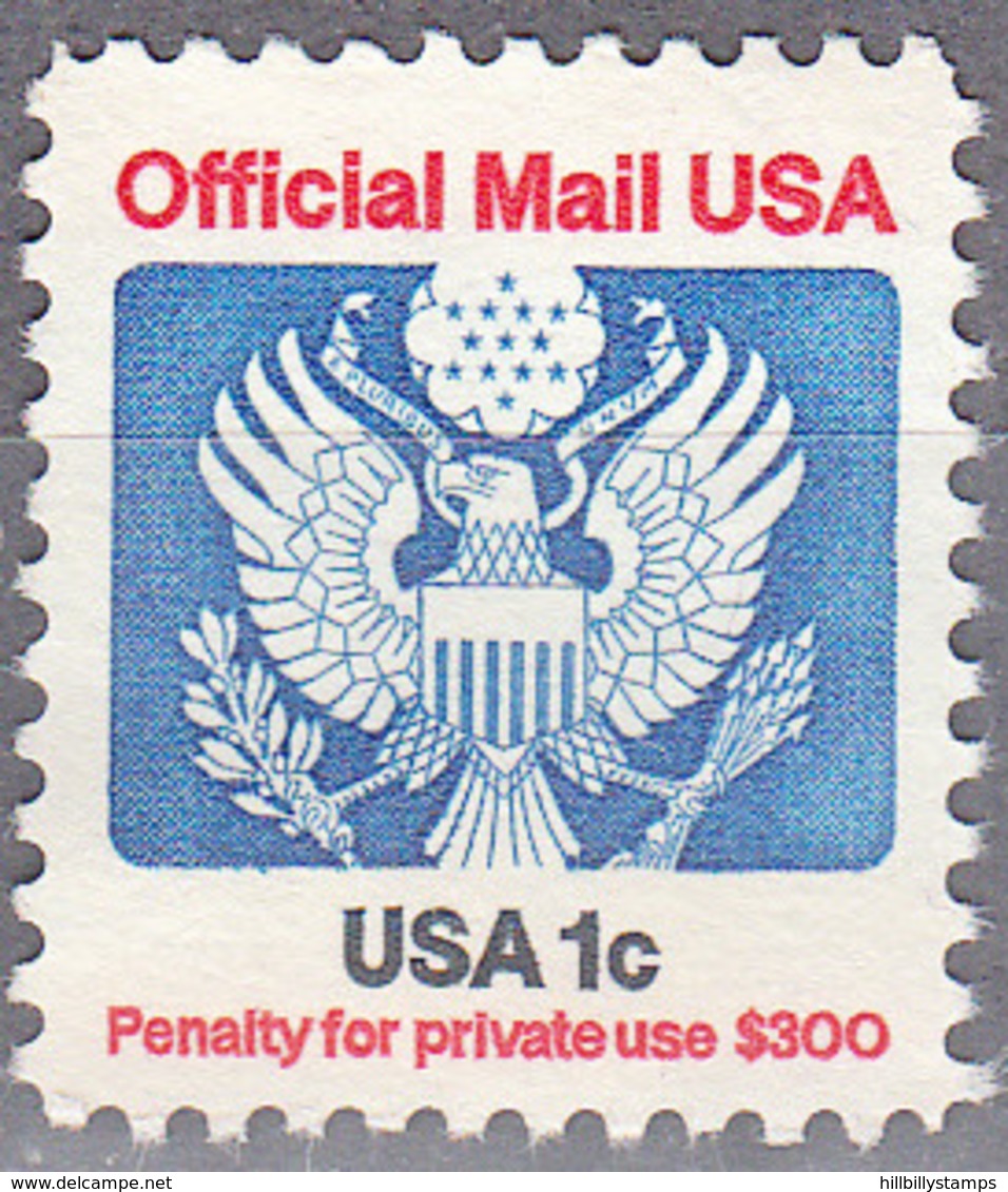 UNITED STATES    SCOTT NO  0127     USED    YEAR  1983 - Service