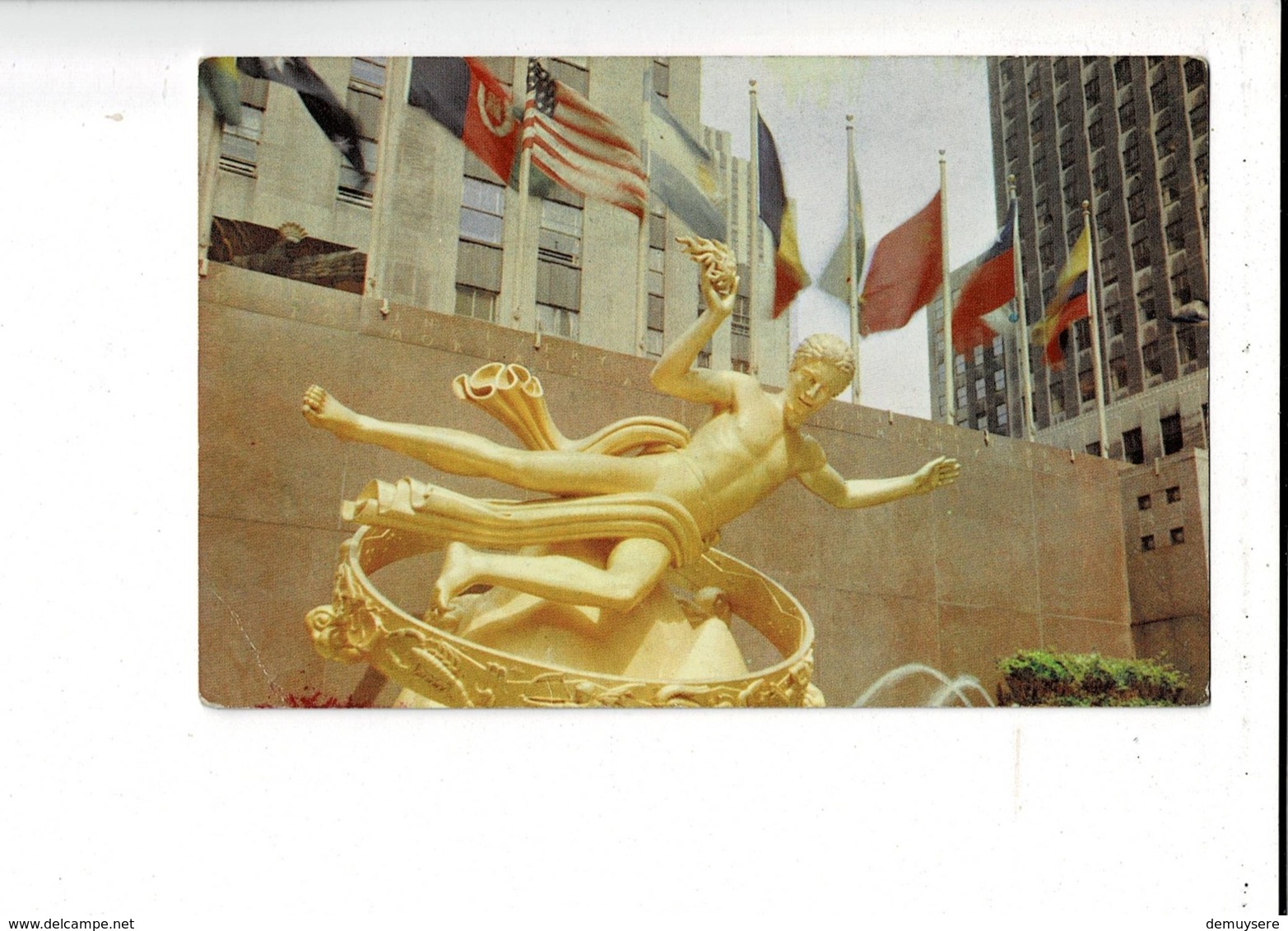 52152 - THE PROMETHEUS FOUNTAIN ROCKEFELLER CENTER NEW YORK CITY - Autres Monuments, édifices