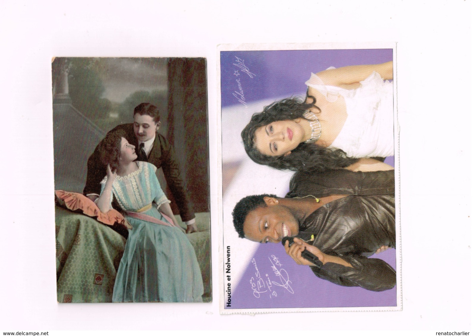 Lot De 8 Cartes.Couples. - Couples