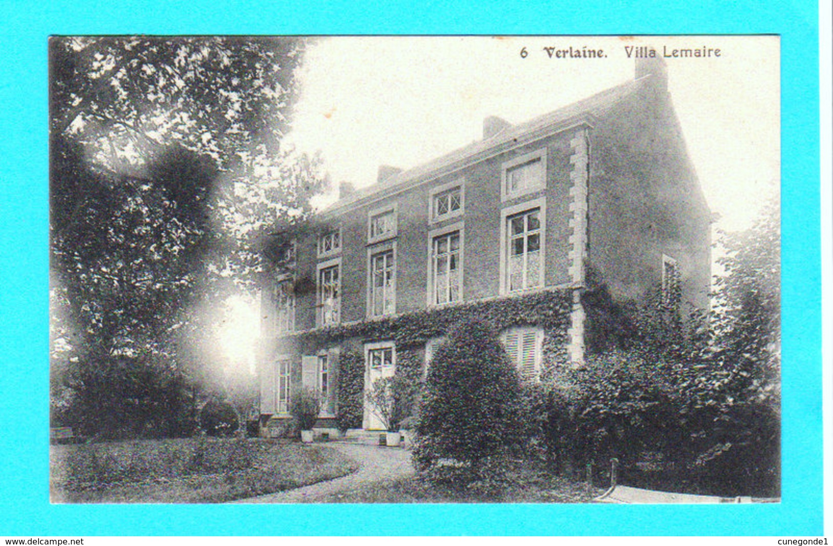 CPA VERLAINE : Villa Lemaire N° 6 - Circulée En 1912 - Edit. N. Laflotte, Bruxelles.- 2 Scans - Verlaine
