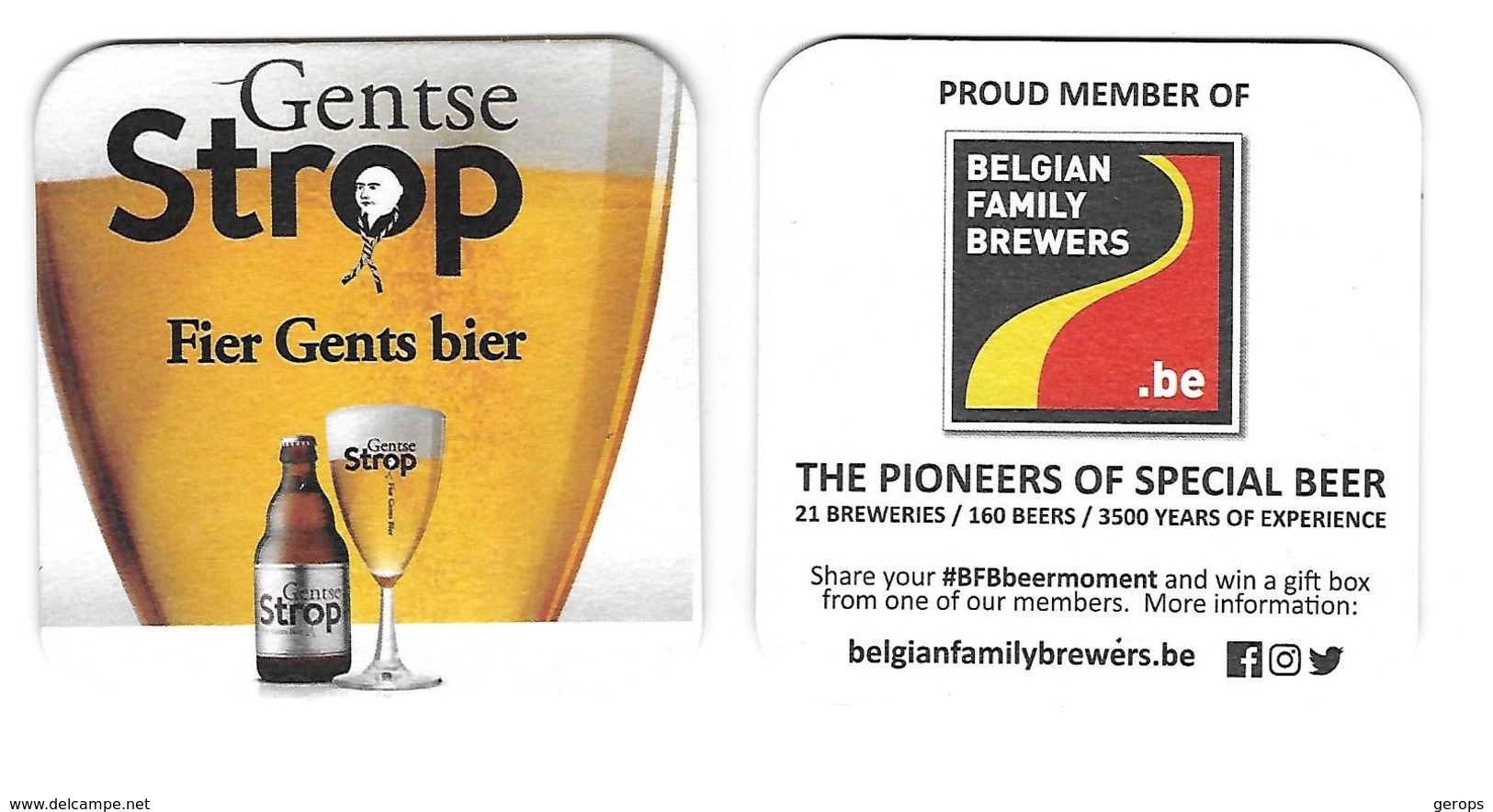 29a Brij. Roman Oudenaarde Gentse Strop Rv Belgian Family Brewers - Sous-bocks