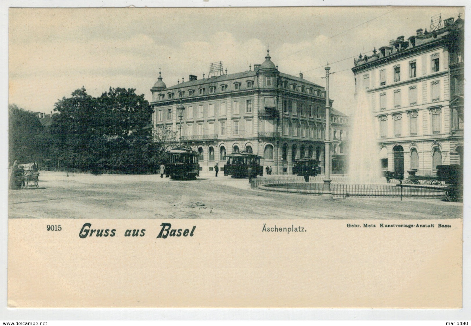 GRUSS   AUS   BASEL     ASCHENPLATZ              2 SCAN  (NUOVA) - Basel