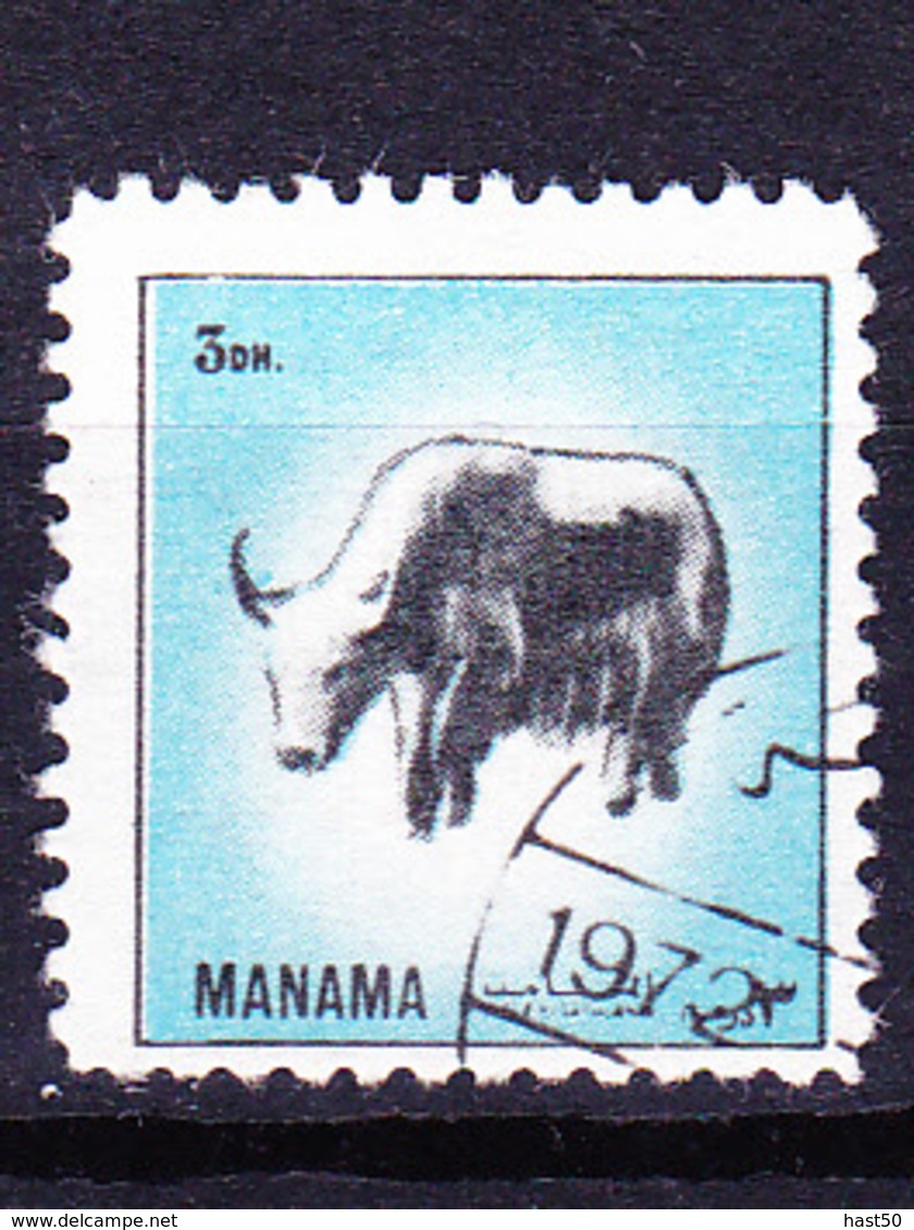 Ajman-Manama - Säugetiere (MiNr: 1215) 1972 - Gest Used Obl - Manama