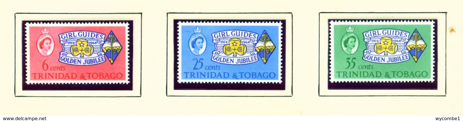 TRINIDAD AND TOBAGO - 1964 Girl Guides Set Unmounted/Never Hinged Mint - Trinidad & Tobago (1962-...)