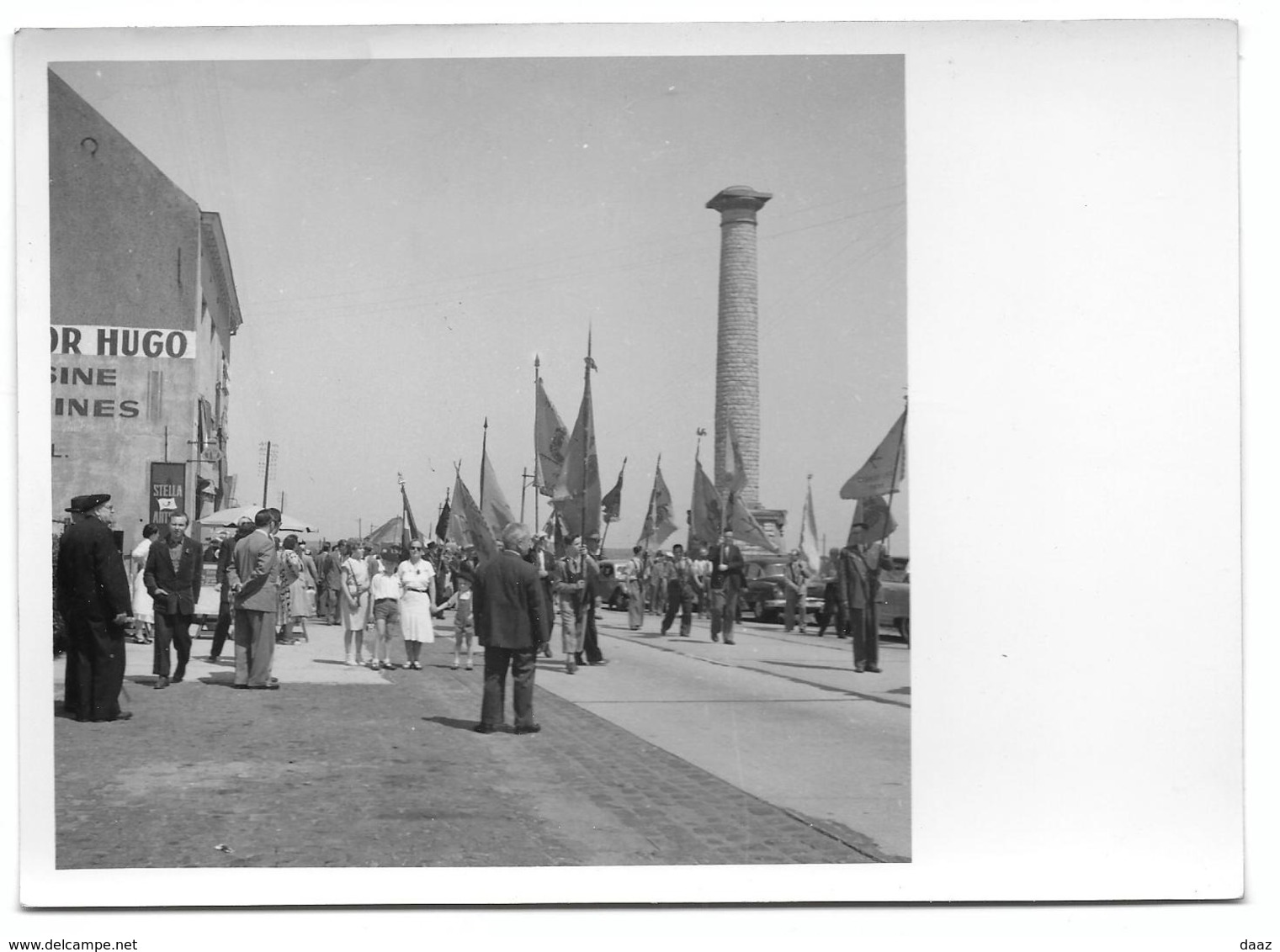 Waterloo Pélerinage Wallon 1953   Photo 18x13 (musée De La Vie Wallonne) - Autres & Non Classés