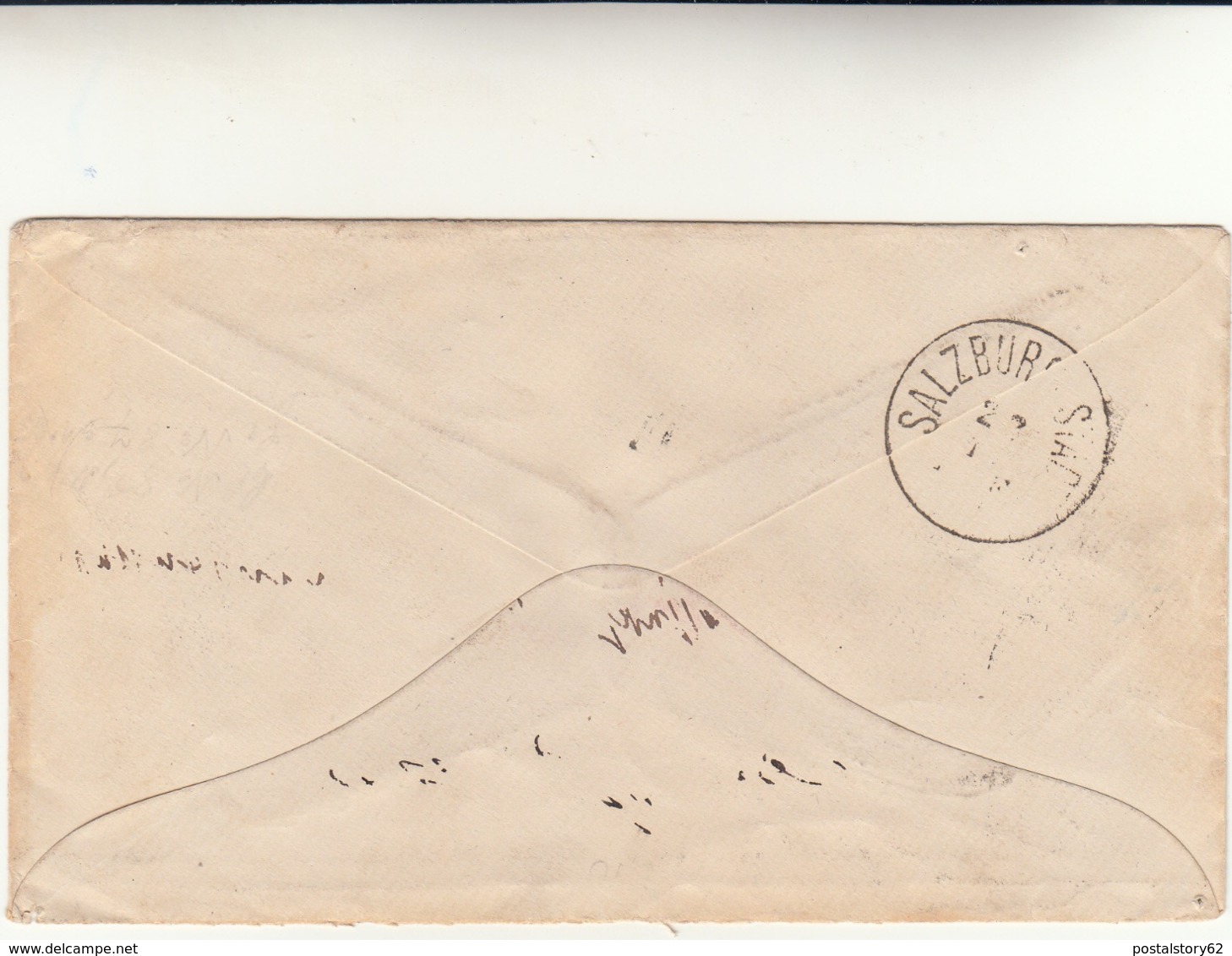 Brisbane ( Queensland ) Cover Registred Per Salisburgo 1896 - Storia Postale