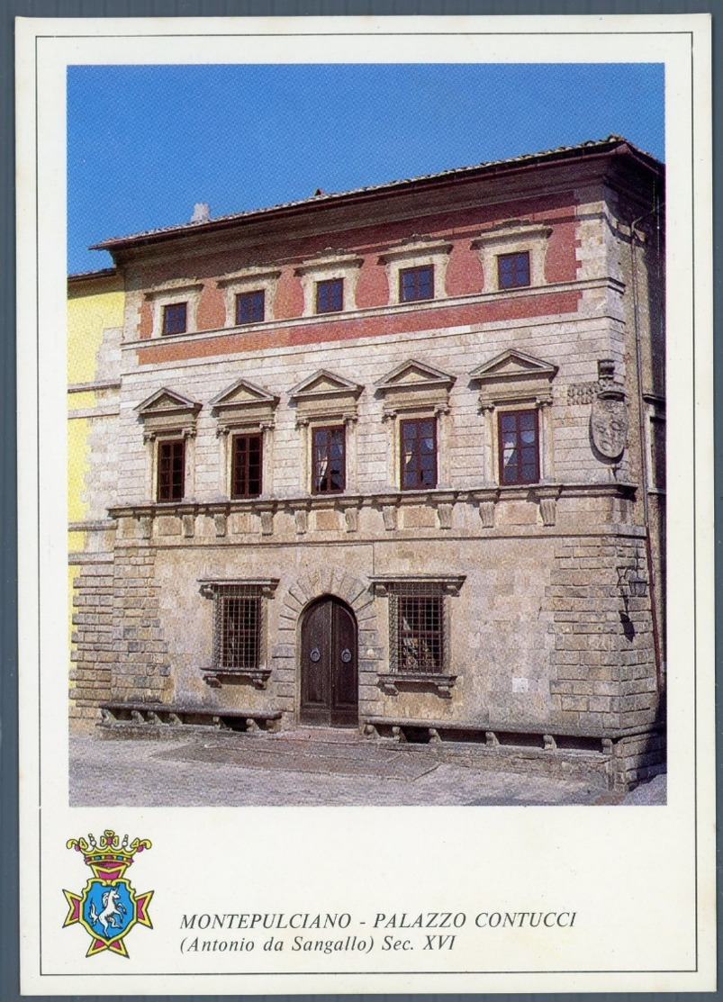 °°° Cartolina - Montepulciano Palazzo Contucci Nuova °°° - Siena