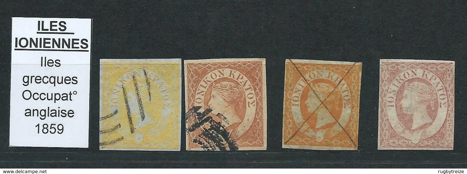 3214 - Lot De 4 Timbres Iles Ioniennes The Ionian Islands - Autres & Non Classés