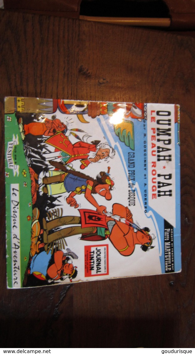 OUMPAH-PAH LE PEAU ROUGE  25CM  GOSCINNY  UDERZO   LE JOURNAL DE TINTIN - Oumpah-pah