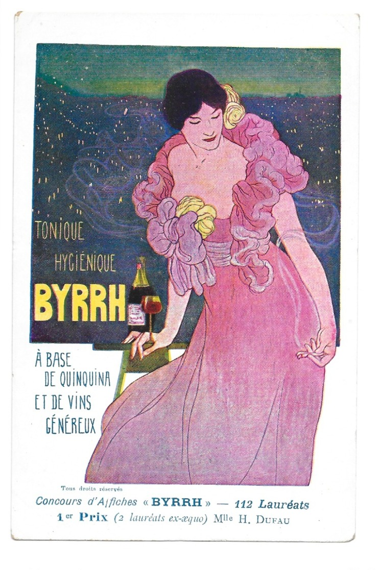 CPA BYRRH H DUFAU ART NOUVEAU - Autres & Non Classés