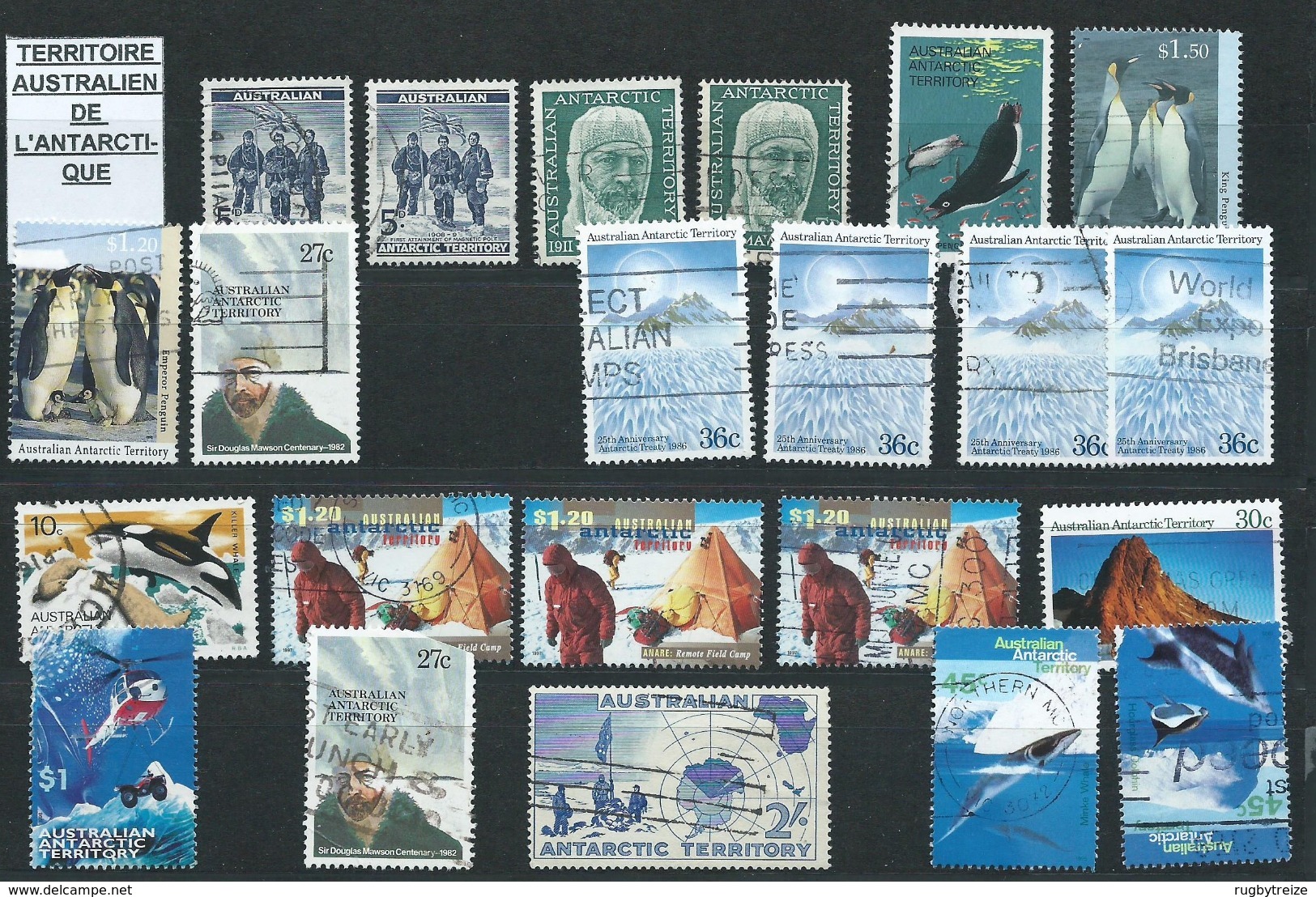 3217 - Lot De 22 Timbres Australian Antarctic Territory - Gebraucht