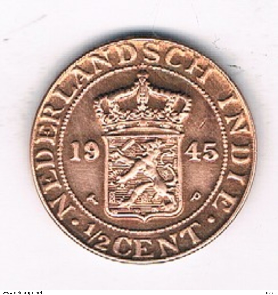 1/2  CENT 1945 NEDERLANDS INDIE /8193/ - Indes Néerlandaises