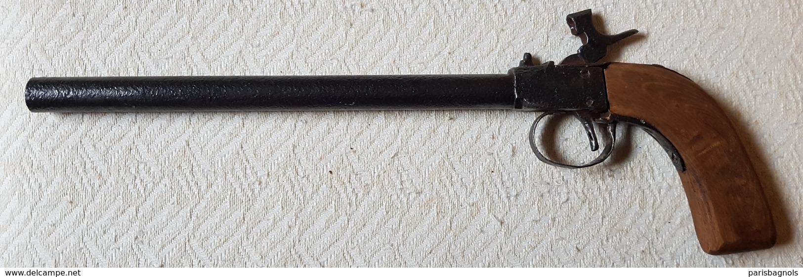 XIX Siècle - Pistolet De Braconnier à Poudre Noire - Armes Neutralisées