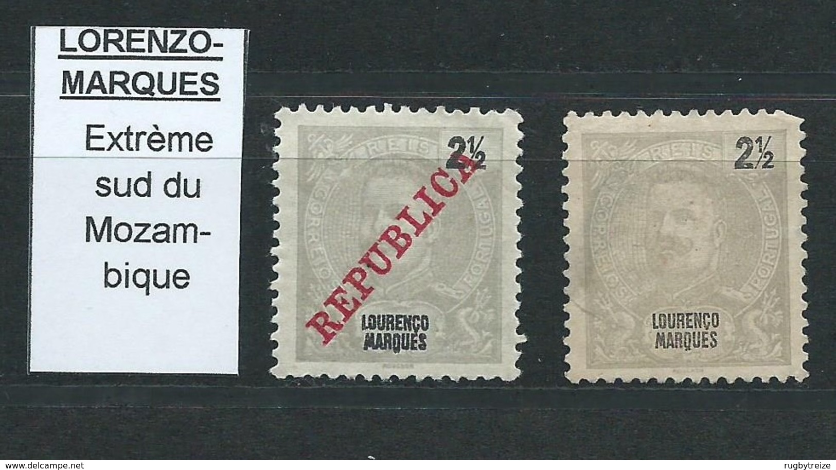 3221 - Lot De 2 Timbres Lourenco Marques Lorenzo Mozambique Républica - Portugiesisch-Afrika