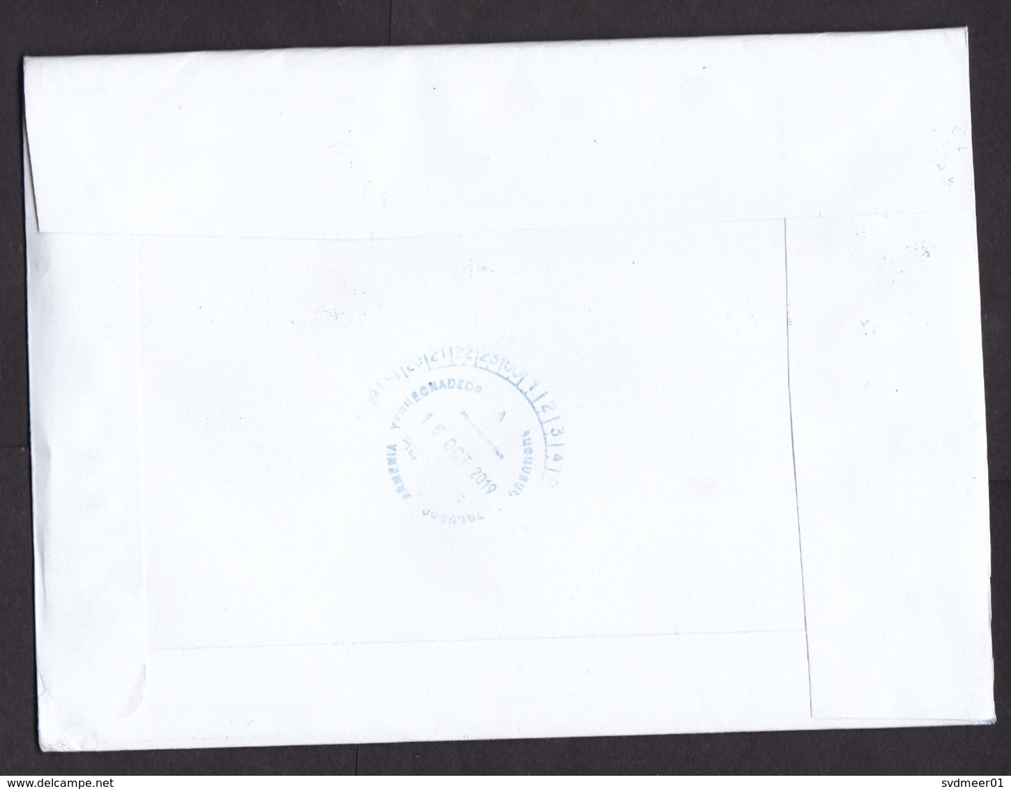 Armenia, Nagorno Karabakh: Cover To Netherlands, 2019, 3 Stamps, War Ruins, Rare Real Use (minor Ink Spots) - Armenien