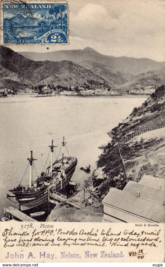 52/ Picton, Groot Schip 1906 - Nueva Zelanda