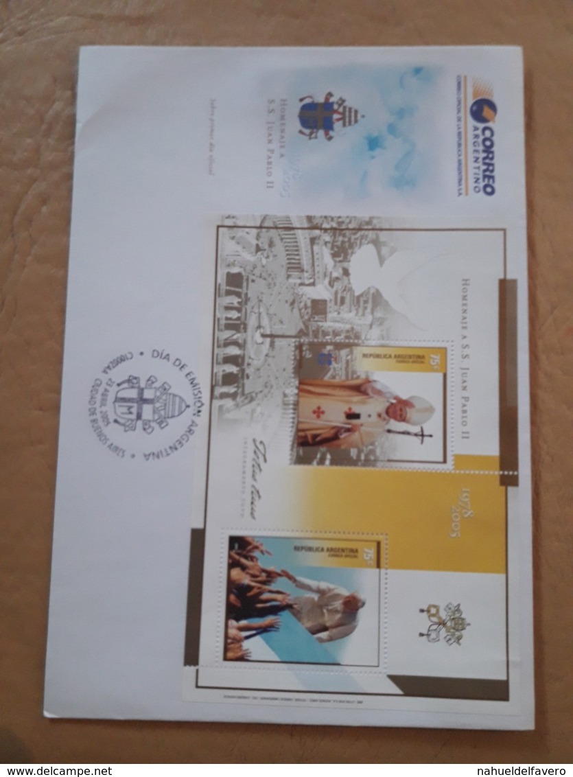 Argentine Fdc SS. Juan Pablo II - FDC