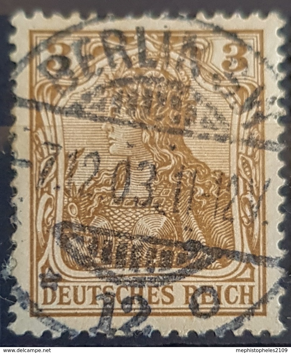 DEUTSCHES REICH 1902 - Nice BERLIN Cancel! - Mi 69 - 3pf - Oblitérés