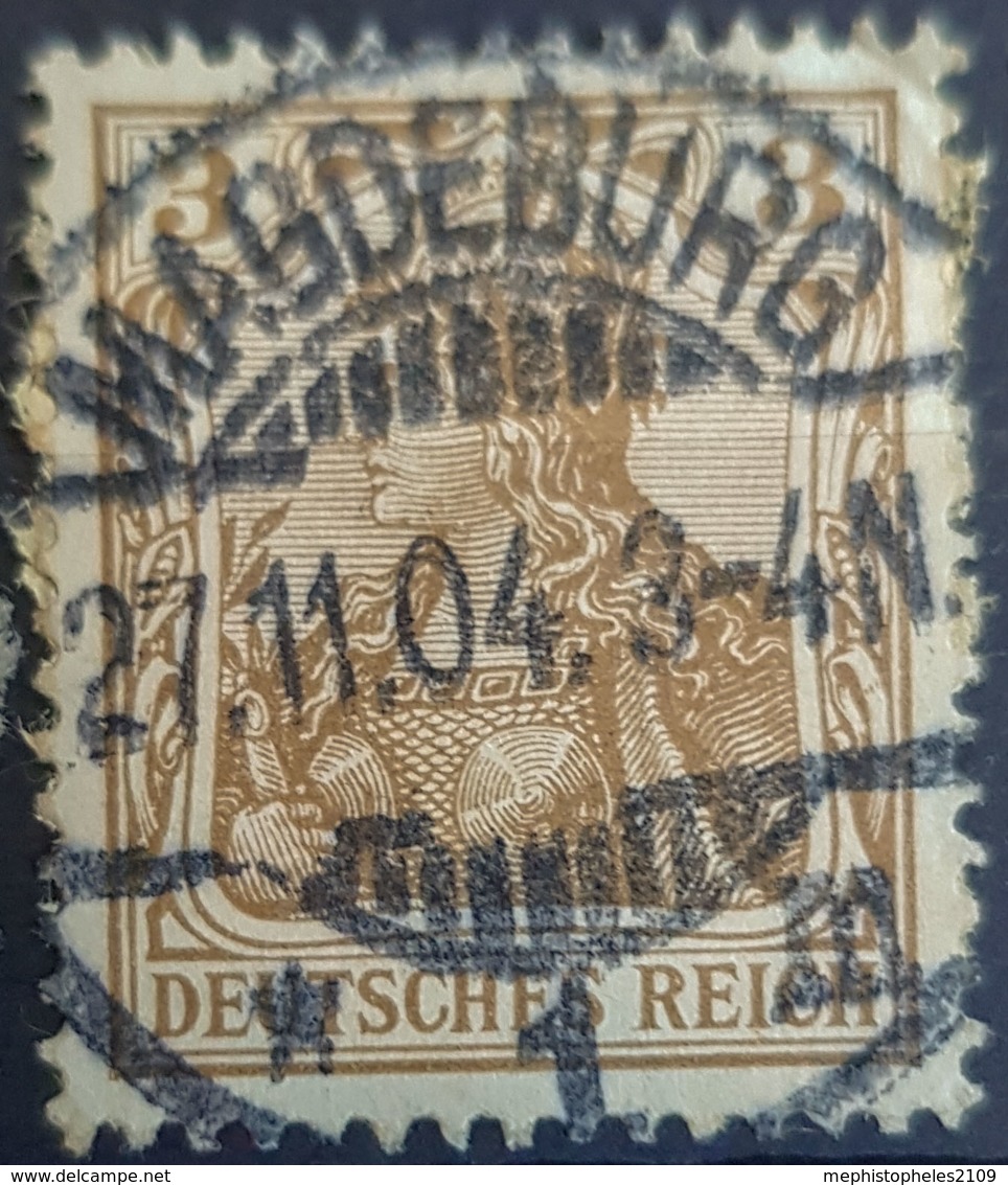 DEUTSCHES REICH 1902 - Nice MAGDEBURG Cancel! - Mi 69 - 3pf - Oblitérés