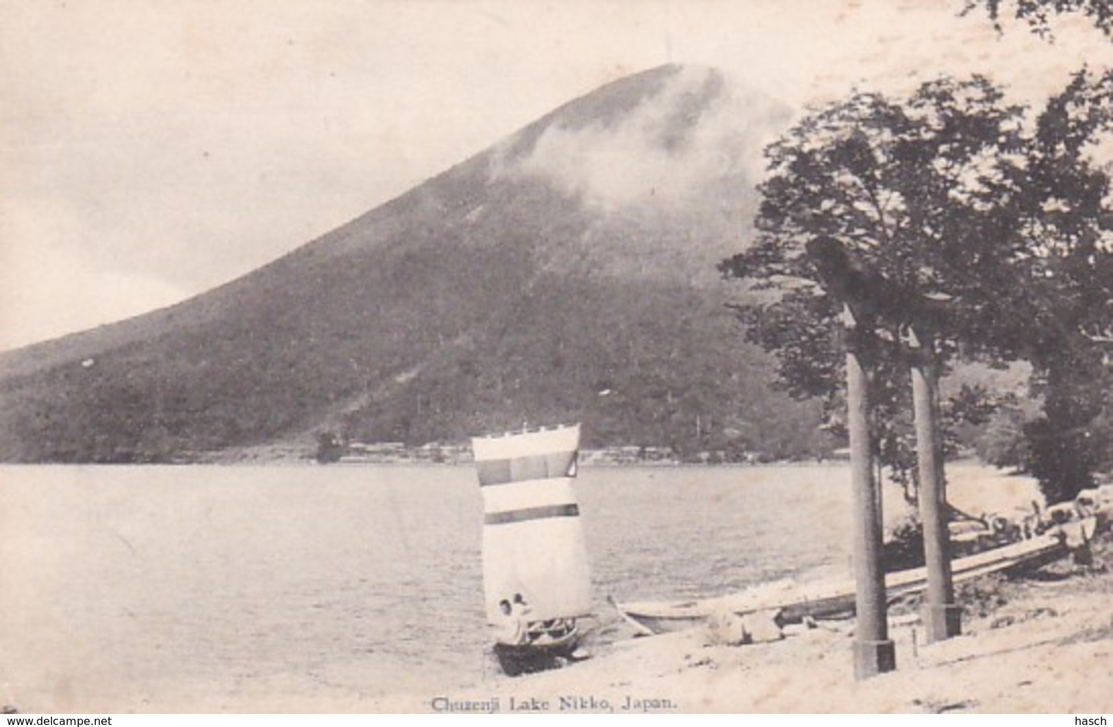 3834	1	Chuzenji Lake Nikko 1912 (left Bottom Little Crease) - Andere & Zonder Classificatie