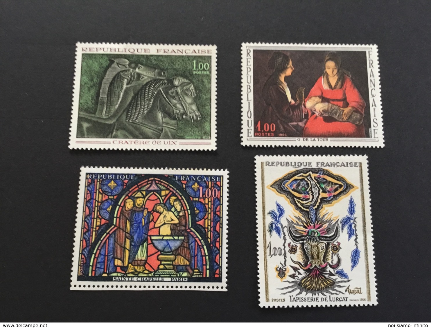 France 1966 Tableaux 1478-1479 Et 1492-1493 Neuf - Neufs