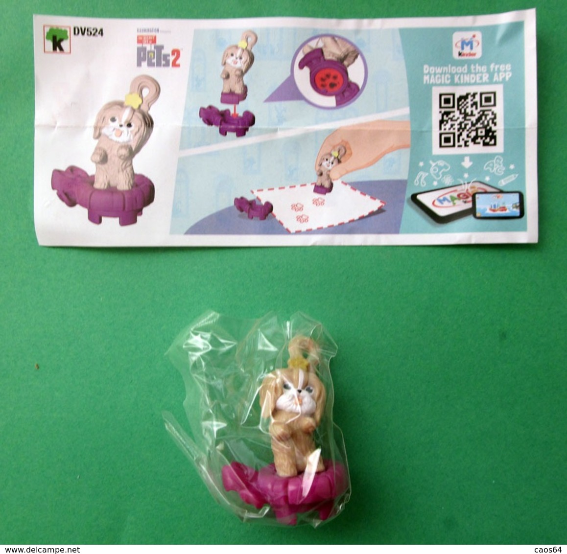 PETS 2 KINDER SORPRESA DV524 + BPZ 2019 ITALIA Ferrero - Cartoons