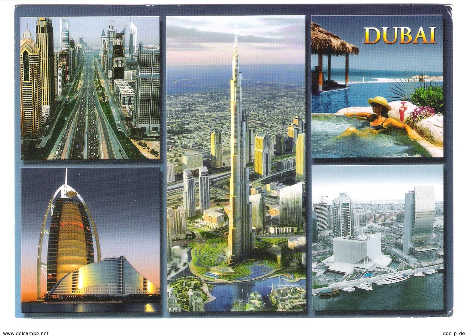 United Arab Emirates - U.A.E. - Dubai - Nice Views + Stamp - Dubai