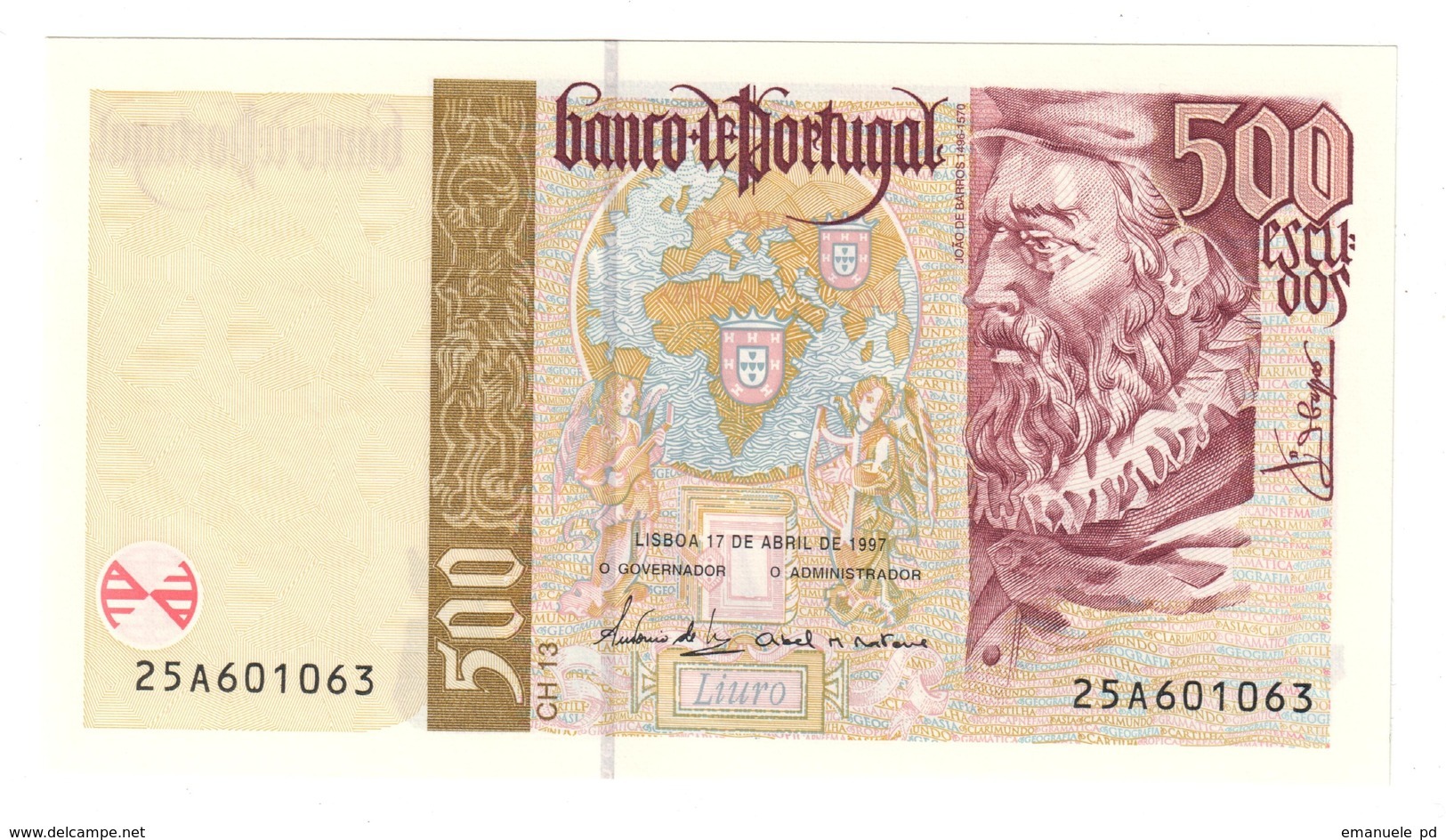 Portugal 500 Escudos 1997 UNC From Bundle .SL. - Portogallo