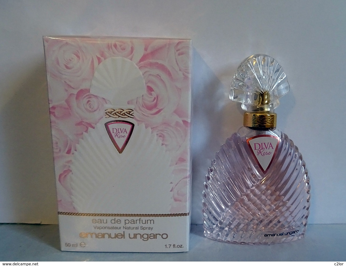 Flacon Vaporisateur "DIVA ROSE" De EMMANUEL UNGARO Eau De Parfum  50 Ml NEUF Sous BLISTER - Donna